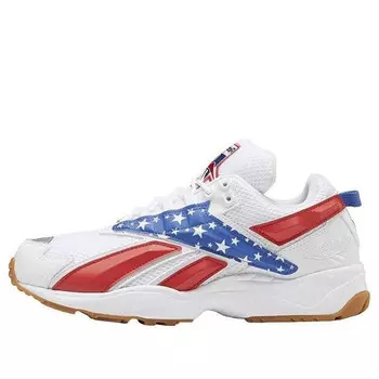 Кроссовки interval 96 'radiant red blue' Reebok, белый