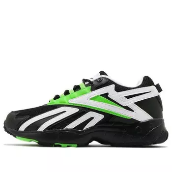 Кроссовки intv logo 'black green' Reebok, черный