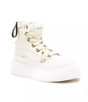Кроссовки INUIKII Sportive MATILDA CANVAS HIGH 23, кремовый