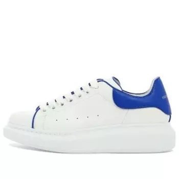 Кроссовки ioversized leather sneakers 'white blue' Alexander Mcqueen, белый