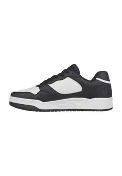 Кроссовки искусственная кожа двухцветные мужские SKECHERS, цвет Bkw