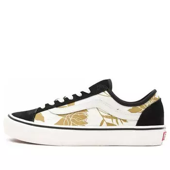 Кроссовки island floral style 36 decon sf 'black white brown' Vans, черный