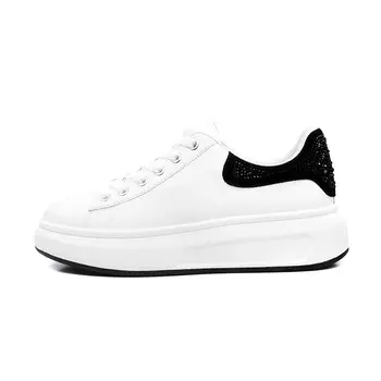 Кроссовки It Must Be Done Skateboard Low-Top Unisex, белый/черный