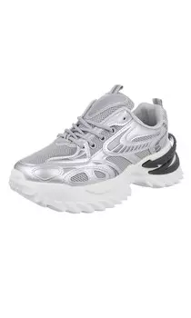 Кроссовки Ital-Design Low, серебряный