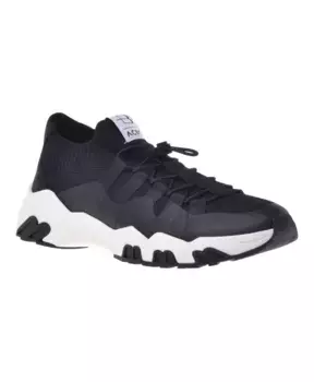 Кроссовки из экокожи Baldinini, черный