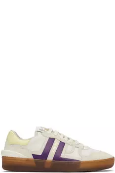 Кроссовки из белой и фиолетовой сетки Clay Lanvin