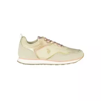 Кроссовки из бежевого полиэстера U.S. Polo Assn.