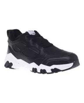 Кроссовки из черной экокожи. Baldinini, черный