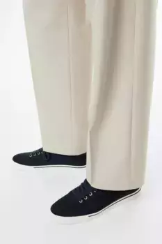 Кроссовки из хлопковой парусины H&M, синий