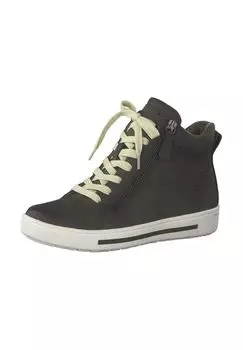 Кроссовки из искусственной кожи Jana, хаки