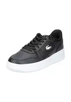 Кроссовки из искусственной кожи LACOSTE, черно-белый