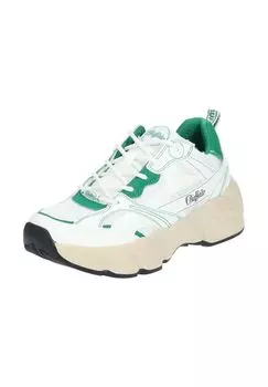 Кроссовки из искусственной кожи/сетки Buffalo, цвет Wei/ Grn
