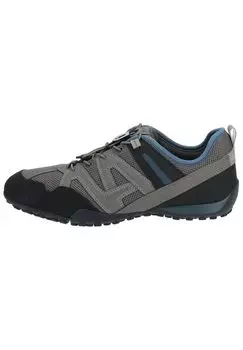 Кроссовки из искусственной кожи/сетки GEOX, цвет Grau Blau