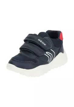 Кроссовки из искусственной кожи/сетки GEOX, цвет Navy Rot
