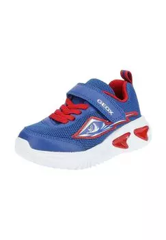 Кроссовки из искусственной кожи/сетки GEOX, цвет Blau Rot