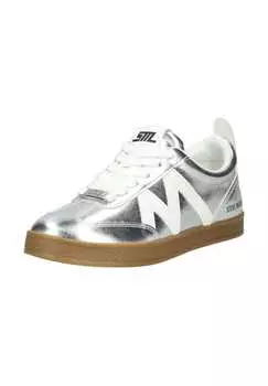 Кроссовки из искусственной кожи Steve Madden, серебряный