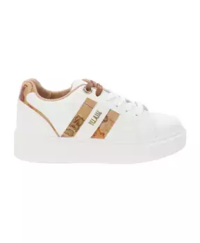 Кроссовки из искусственной кожи стильный повседневный шик Alviero Martini 1A Classe, белый