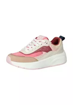 Кроссовки из искусственной кожи/текстиля GAP, цвет Beige/pink