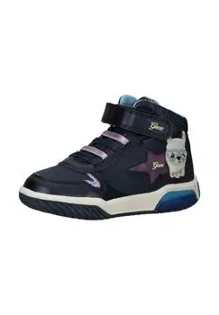 Кроссовки из искусственной кожи/текстиля GEOX, цвет Navy Violett