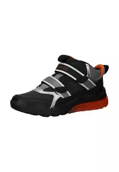 Кроссовки из искусственной кожи/текстиля GEOX, цвет Schwarz Orange