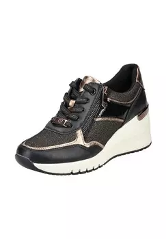 Кроссовки из искусственной кожи/текстиля MARCO TOZZI, цвет Schwarz Kombi