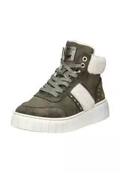 Кроссовки из искусственной кожи/текстиля Mustang, цвет military