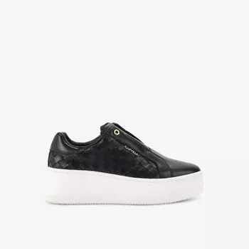 Кроссовки из кожи без шнурков Connected Carvela, черный