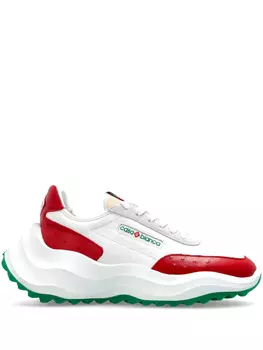 Кроссовки из кожи Casablanca, белый