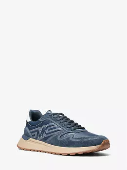 Кроссовки из кожи Dax Michael Kors, синий