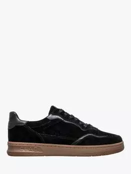 Кроссовки из кожи хейвуда CLAE, цвет Black/Dark Gum