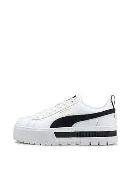 Кроссовки из кожи Mayze Puma, черный