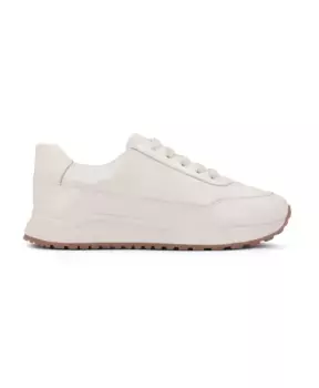 Кроссовки из кожи с удобной конструкцией. Kazar, белый