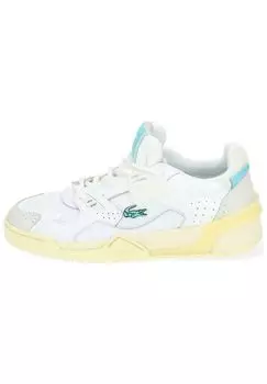 Кроссовки из кожи/синтетики LACOSTE, желтый