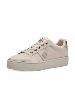 Кроссовки из кожи/синтетики Tamaris, цвет Ivory