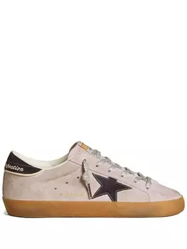 Кроссовки из кожи Super-Star Golden Goose, фиолетовый