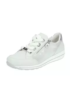 Кроссовки из кожи/текстиля ara, серебро