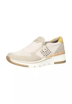 Кроссовки из кожи/текстиля BAMA, бежевый