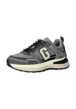 Кроссовки из кожи/текстиля GANT, темно-серый