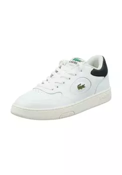 Кроссовки из кожи/текстиля LACOSTE, цвет Wei/Grn