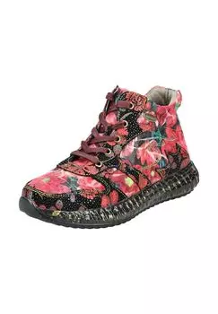 Кроссовки из кожи/текстиля LAURA VITA, красный