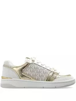 Кроссовки из металлической кожи Michael Michael Kors, белый