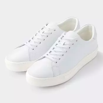 Кроссовки из настоящей кожи GU, белый