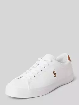 Кроссовки из натуральной кожи модель 'LONGWOOD' Polo Ralph Lauren, белый