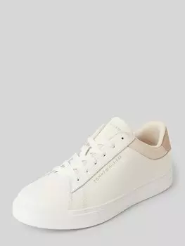 Кроссовки из натуральной кожи Tommy Hilfiger, белый