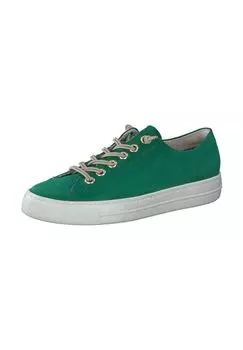 Кроссовки из нубука paul green, зеленый
