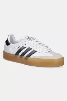 Кроссовки из нубука Sambae Adidas Originals, белый