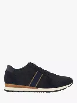 Кроссовки из нубука широкой посадки treck Dune, цвет Navy-Nubuck