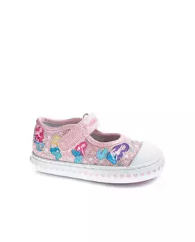 Кроссовки из парусины для маленьких девочек с застежкой-липучкой Pablosky, розовый