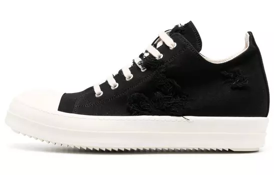 Кроссовки из парусины со шнуровкой Rick Owens Drkshdw