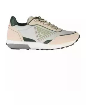 Кроссовки из полиэстера с контрастными деталями Carrera, бежевый